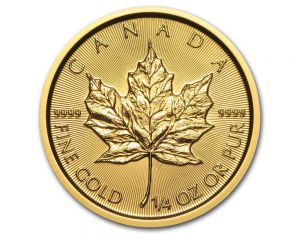 1/4 oz Maple Leaf Gold coin