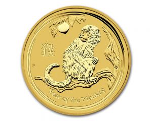 1/4 oz 2016 Perth Mint Year of the Monkey Gold Coin