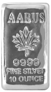 10 oz assorted Mint Silver Bar